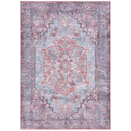 Safavieh 6 ft. -7 in. x 6 ft. -7 in. Serapi Southwestern Square Rug Rust & Navy SEP624P-7SQ